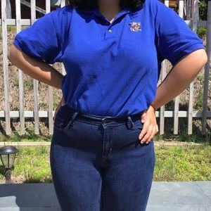 Blue Vintage Disney Polo
